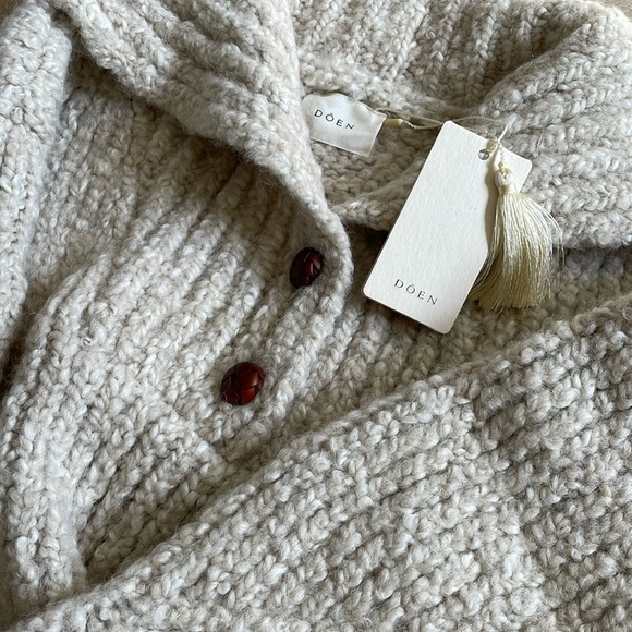 NWT Doen Evita Henley Sweater. Size XS. - Picture 8 of 8